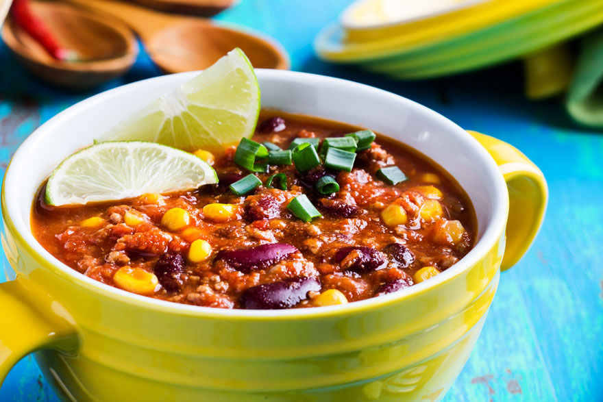 CHILLI CON CARNE WITH CHORIZO